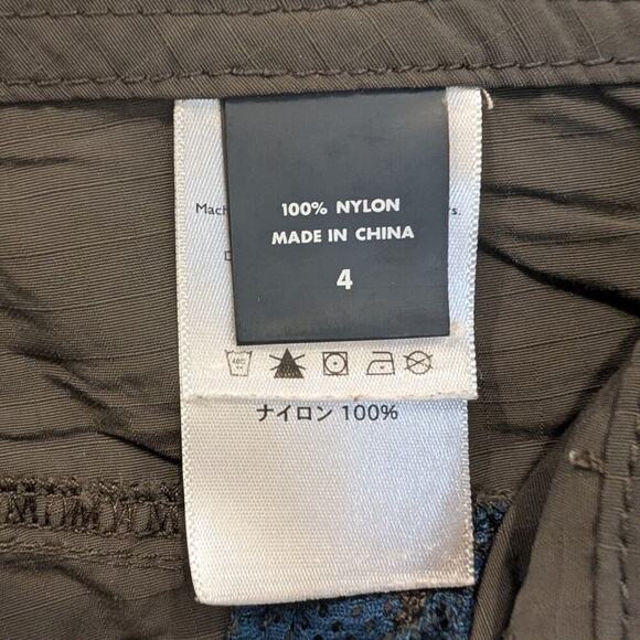 Eddie Bauer Womens Convertible Hiking Pants Dark Green - Size 4 - Picture 7 of 9